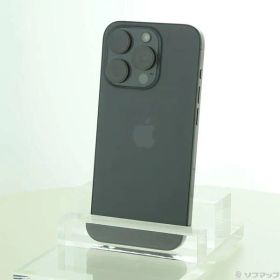 ソフマップ 〔中古品〕 iPhone15 Pro 256GB ブラックチタニウム MTUC3J／A SIMフリー【295】