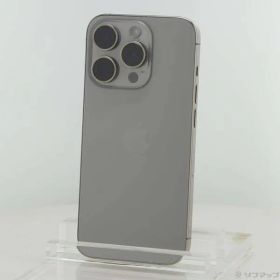 ソフマップ 〔中古品〕 iPhone15 Pro 256GB ナチュラルチタニウム MTUF3J／A SIMフリー【297】