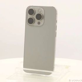 ソフマップ 〔中古品〕 iPhone15 Pro 256GB ナチュラルチタニウム MTUF3J／A SIMフリー【198】