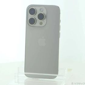 ソフマップ 〔中古品〕 iPhone15 Pro 128GB ナチュラルチタニウム MTU93J／A SIMフリー【196】