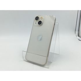 【中古】Apple docomo 【SIMフリー】 iPhone 13 mini 128GB スターライト MLJE3J/A【千葉】保証期間１ヶ月【ランクC】