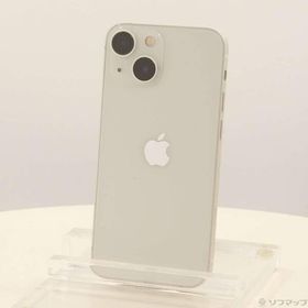 〔中古〕Apple(アップル) iPhone13 mini 128GB スターライト MLJE3J／A SIMフリー〔262-ud〕