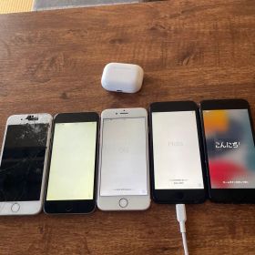iPhone7 4台+6+AirPodsプロ初代6点まとめ売り