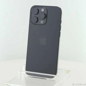 ソフマップ 〔中古品〕 iPhone16 Pro Max 256GB ブラックチタニウム MYWG3J／A SIMフリー【352】