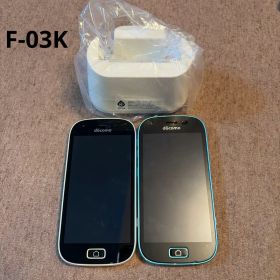docomo F-03K 本体 2台セット+充電スタンド F-46 １個