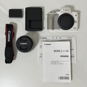 Canon EOS Kiss M ホワイト ミラーレス一眼