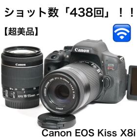 超美品｜ショット数438回★Canon EOS Kiss X8i ダブルズーム