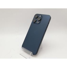 【中古】Apple 国内版 【SIMフリー】 iPhone 15 Pro Max 256GB ブルーチタニウム MU6T3J/A【府中ル・シーニュ】保証期間１ヶ月【ランクB】