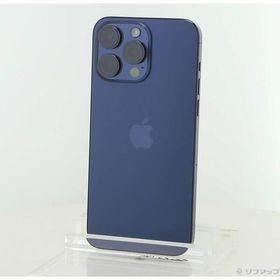 〔中古〕Apple(アップル) iPhone15 Pro Max 256GB ブルーチタニウム MU6T3J／A SIMフリー〔377-ud〕