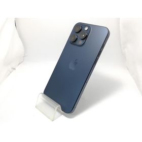 【中古】Apple 国内版 【SIMフリー】 iPhone 15 Pro Max 256GB ブルーチタニウム MU6T3J/A【新橋烏森通り】保証期間１ヶ月【ランクB】