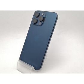 【中古】Apple docomo 【SIMフリー】 iPhone 15 Pro Max 256GB ブルーチタニウム MU6T3J/A【立川フロム中武】保証期間１ヶ月【ランクB】