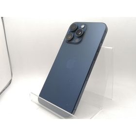 【中古】Apple 国内版 【SIMフリー】 iPhone 15 Pro Max 256GB ブルーチタニウム MU6T3J/A【千葉】保証期間１ヶ月【ランクB】
