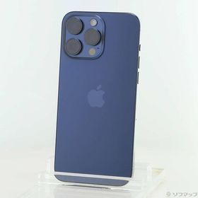 〔中古〕Apple(アップル) iPhone15 Pro Max 256GB ブルーチタニウム MU6T3J／A SIMフリー〔198-ud〕