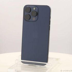 〔中古〕Apple(アップル) iPhone15 Pro Max 256GB ブルーチタニウム MU6T3J／A SIMフリー〔377-ud〕