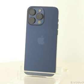 〔中古〕Apple(アップル) iPhone15 Pro Max 256GB ブルーチタニウム MU6T3J／A SIMフリー〔198-ud〕