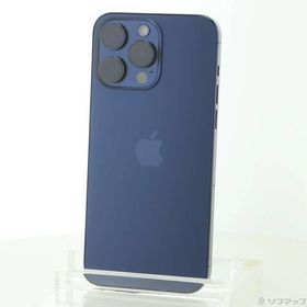 〔中古〕Apple(アップル) iPhone15 Pro Max 256GB ブルーチタニウム MU6T3J／A SIMフリー〔305-ud〕