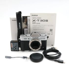 ■シャッター数3704枚！極上品■ FUJIFILM X-T30 III ボディ シルバー ミラーレス一眼カメラ 富士フィルム
