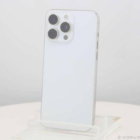 〔中古〕Apple(アップル) iPhone15 Pro Max 1TB ホワイトチタニウム MU703J／A SIMフリー〔305-ud〕