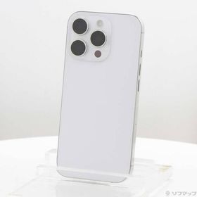 〔中古〕Apple(アップル) iPhone16 Pro 128GB ホワイトチタニウム MYMW3J／A SIMフリー〔348-ud〕