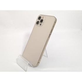 【中古】Apple au 【SIMロック解除済み】 iPhone 12 Pro 256GB ゴールド MGMC3J/A【新宿】保証期間１ヶ月【ランクC】