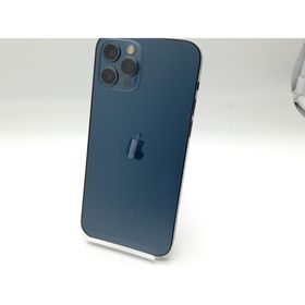 【中古】Apple SoftBank 【SIMロック解除済み】 iPhone 12 Pro 256GB パシフィックブルー MGMD3J/A【吉祥寺】保証期間１ヶ月【ランクC】