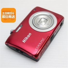 新品同様 COOLPIX A100 レッド 即日発送 コンデジ Nikon 本体 あすつく 土日祝発送OK