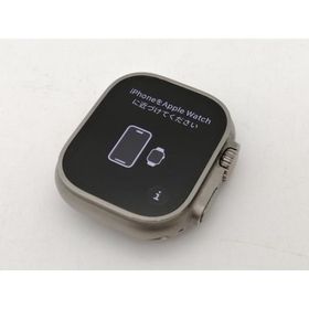 【中古】Apple Apple Watch Ultra2 49mm Cellular チタニウムケース/インディゴアルパインループ(L) MREW3J/A【DS秋葉】保証期間１ヶ月【ランクA】