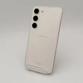 【中古】SAMSUNG docomo 【SIMフリー】 Galaxy S23 クリーム 8GB 256GB SC-51D【なんば】保証期間１ヶ月【ランクB】