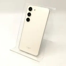 【中古】SAMSUNG au 【SIMフリー】 Galaxy S23 クリーム 8GB 256GB SCG19【秋葉4号】保証期間１ヶ月【ランクB】