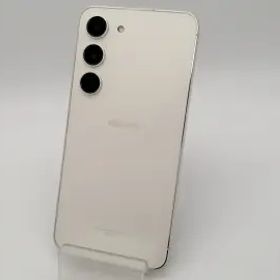 【中古】SAMSUNG docomo 【SIMフリー】 Galaxy S23 クリーム 8GB 256GB SC-51D【大須2】保証期間１ヶ月【ランクB】
