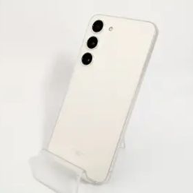 【中古】SAMSUNG au 【SIMフリー】 Galaxy S23 クリーム 8GB 256GB SCG19【新橋】保証期間１ヶ月【ランクA】