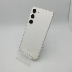 【中古】SAMSUNG au 【SIMフリー】 Galaxy S23 クリーム 8GB 256GB SCG19【秋葉4号】保証期間１ヶ月【ランクB】