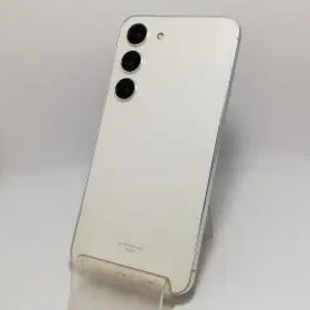 【中古】SAMSUNG au 【SIMフリー】 Galaxy S23 クリーム 8GB 256GB SCG19【戸塚】保証期間１ヶ月【ランクB】
