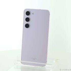 (中古)SAMSUNG Galaxy S23 256GB ラベンダー SCG19 au SIMフリー(276-ud)
