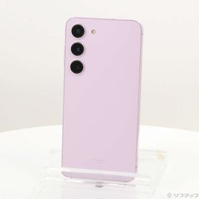 (中古)SAMSUNG Galaxy S23 256GB ラベンダー SCG19 au SIMフリー(297-ud)