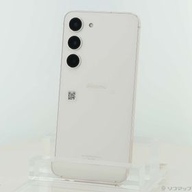 (中古)SAMSUNG Galaxy S23 256GB クリーム SC-51D docomo SIMフリー(349-ud)