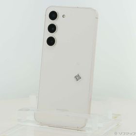 (中古)SAMSUNG Galaxy S23 256GB クリーム SCG19 au SIMフリー(258-ud)