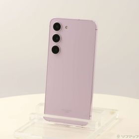 (中古)SAMSUNG Galaxy S23 256GB ラベンダー SCG19 au SIMフリー(196-ud)