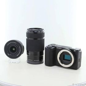 〔中古〕SONY(ソニー) VLOGCAM ZV-E10 II ダブルズームレンズキット ブラック ZV-E10M2X B〔262-ud〕