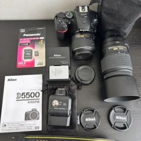 美品 Nikon D5500 ダブルズームキット 一眼レフ 本体