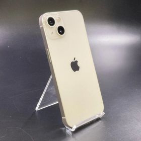 【全額返金保証】【最速発送】 iPhone 13 128GB ホワイト au SIMフリー 白ロム 美品 動作確認済 83%