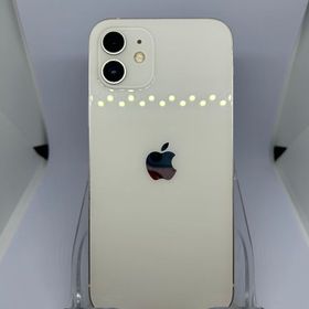 ○SIMフリー iPhone12 64GB ホワイト バッテリー76%