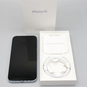 【美品】Apple iPhone 15 128GB FTML3J/A ブルー SIMフリー MTML3J/A 認定整備済製品 アイフォン スマホ 本体