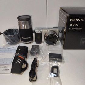 展示品 ショット数約1.1万回 SONY α6400 ダブルズームレンズキット