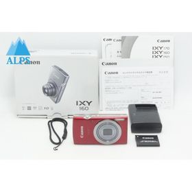美品 Canon キヤノン IXY 160 コンパクトデジタルカメラ レッド 元箱付 260630ac【アルプスカメラ】