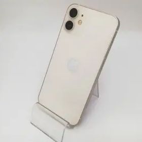 【中古】Apple au 【SIMロック解除済み】 iPhone 12 mini 128GB ホワイト MGDM3J/A【アリオ倉敷】保証期間１ヶ月【ランクB】