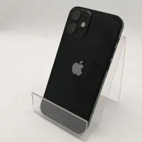 【中古】Apple SoftBank 【SIMロック解除済み】 iPhone 12 mini 64GB ブラック MGA03J/A【ECセンター】保証期間１ヶ月【ランクB】