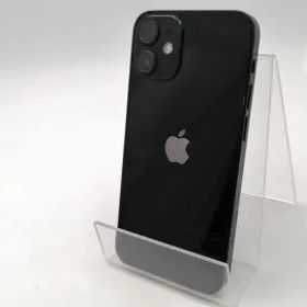 【中古】Apple au 【SIMロックあり】 iPhone 12 mini 64GB ブラック MGA03J/A【ECセンター】保証期間１ヶ月【ランクC】