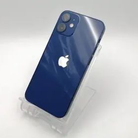 【中古】Apple 国内版 【SIMフリー】 iPhone 12 mini 128GB ブルー MGDP3J/A【ECセンター】保証期間１ヶ月【ランクC】