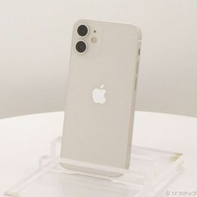 (中古)Apple iPhone12 mini 128GB ホワイト MGDM3J/A SIMフリー(196-ud)